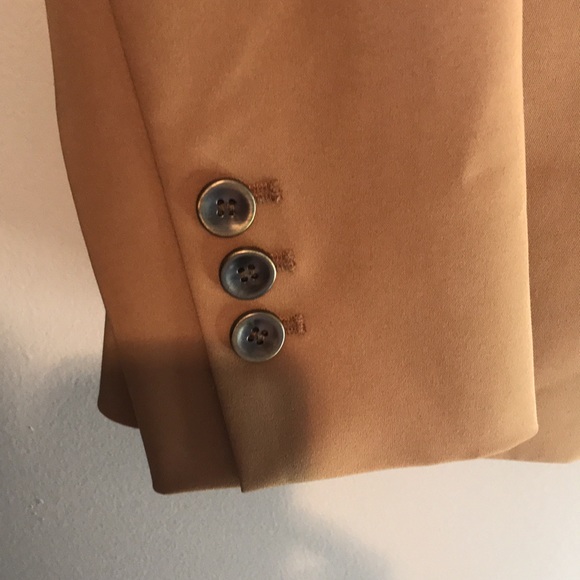 W by Worth 2 piece Camel Work Wear Pantsuit NWT - Picture 2 of 16